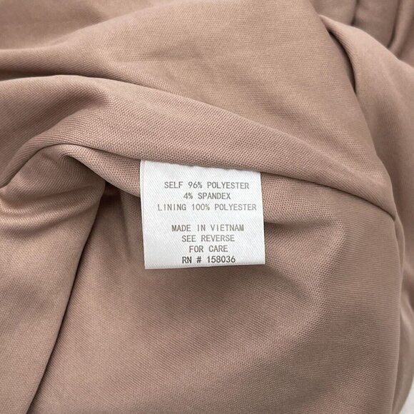 Birdy Grey Alex Convertible Crepe Taupe Maxi Formal Bridesmaid Dress Large NWT - Picture 13 of 16